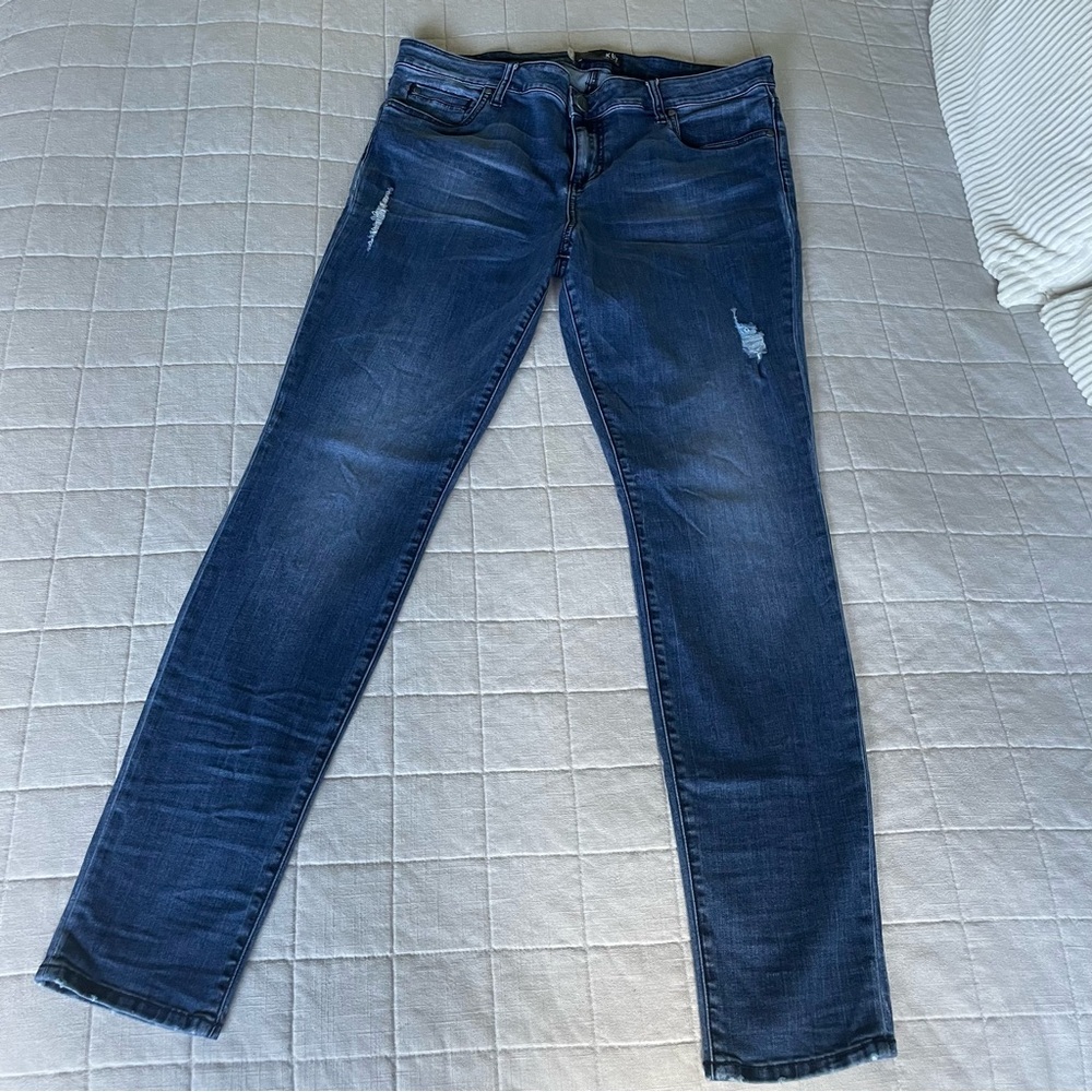 Kut from the Kloth Mia Toothpick Skinny medium wash denim jeans size 16